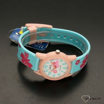 Zegarek dla dziewczynki z motylkami QQ VR99-015 ⌚ Zegarki dziecięce z cyferkami (3).jpg