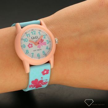 Zegarek dla dziewczynki z motylkami QQ VR99-015 ⌚ Zegarki dziecięce z cyferkami (5).jpg