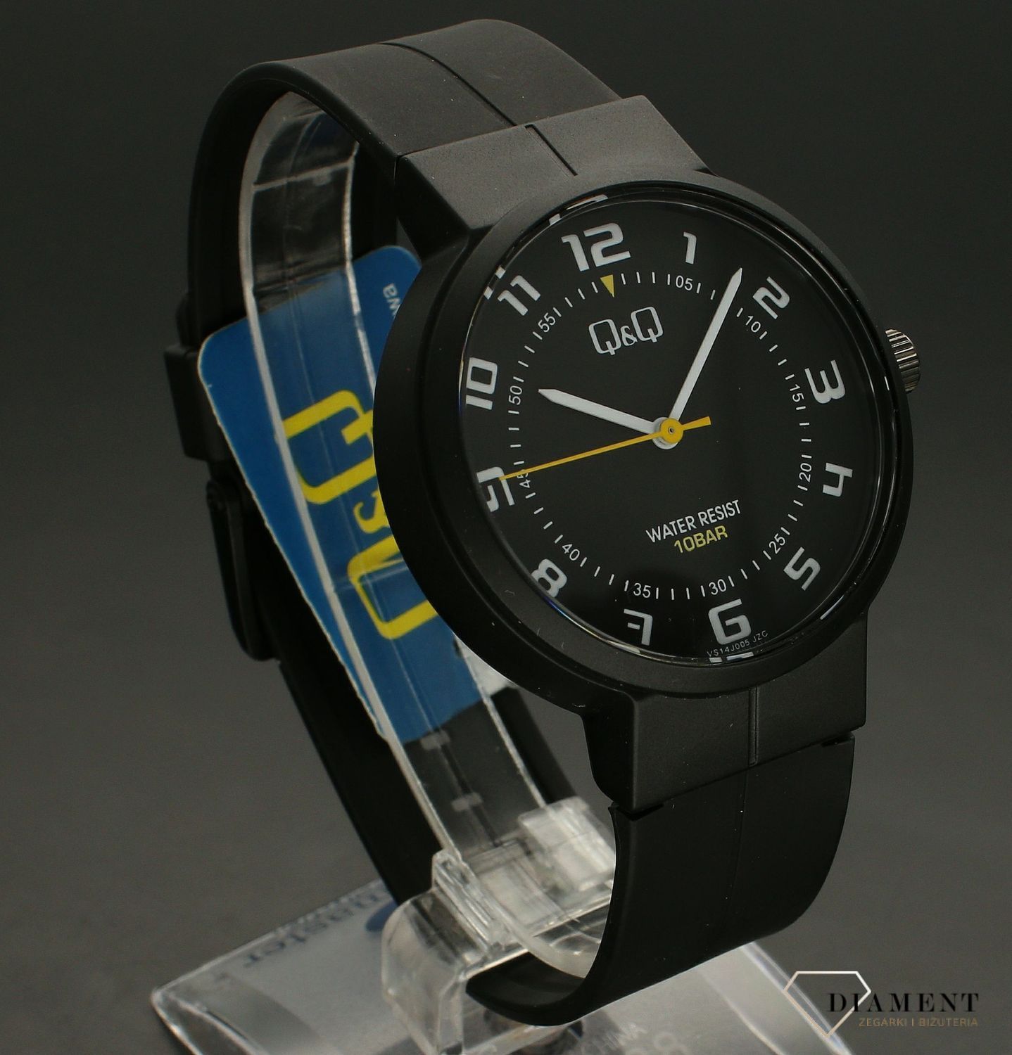 Zegarek męski na pasku QQ VS14-005. Zegarek na pasku. Silikonowy pasek do zegarka. Idealny na pomysł na mężczyzny. Idealny na prezent.  (3).jpg