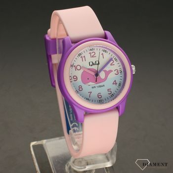 Zegarek dla dziewczynki z rybką QQ VS59-001 ⌚ Zegarki dziecięce z cyferkami (1).jpg