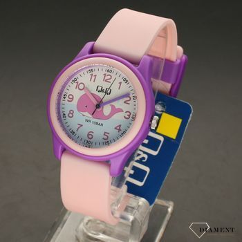 Zegarek dla dziewczynki z rybką QQ VS59-001 ⌚ Zegarki dziecięce z cyferkami (2).jpg
