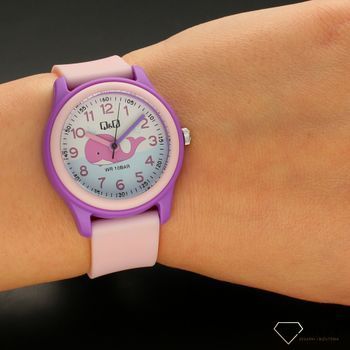 Zegarek dla dziewczynki z rybką QQ VS59-001 ⌚ Zegarki dziecięce z cyferkami (5).jpg