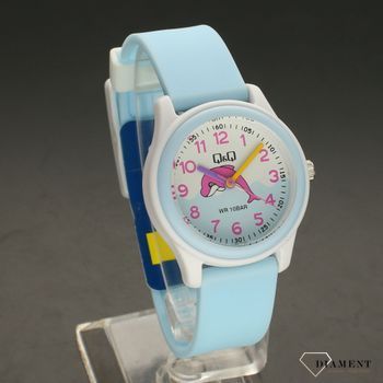 Zegarek dla dziewczynki QQ 'Słodki wieloryb' VS59-005 ⌚ Zegarki dziecięce z cyferkami✓ (1).jpg