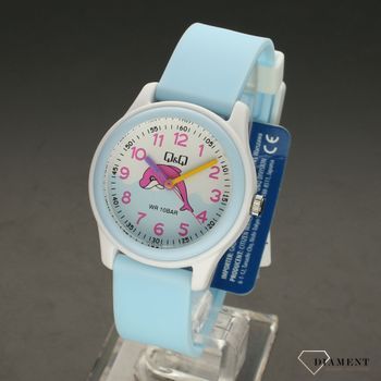 Zegarek dla dziewczynki QQ 'Słodki wieloryb' VS59-005 ⌚ Zegarki dziecięce z cyferkami✓ (2).jpg