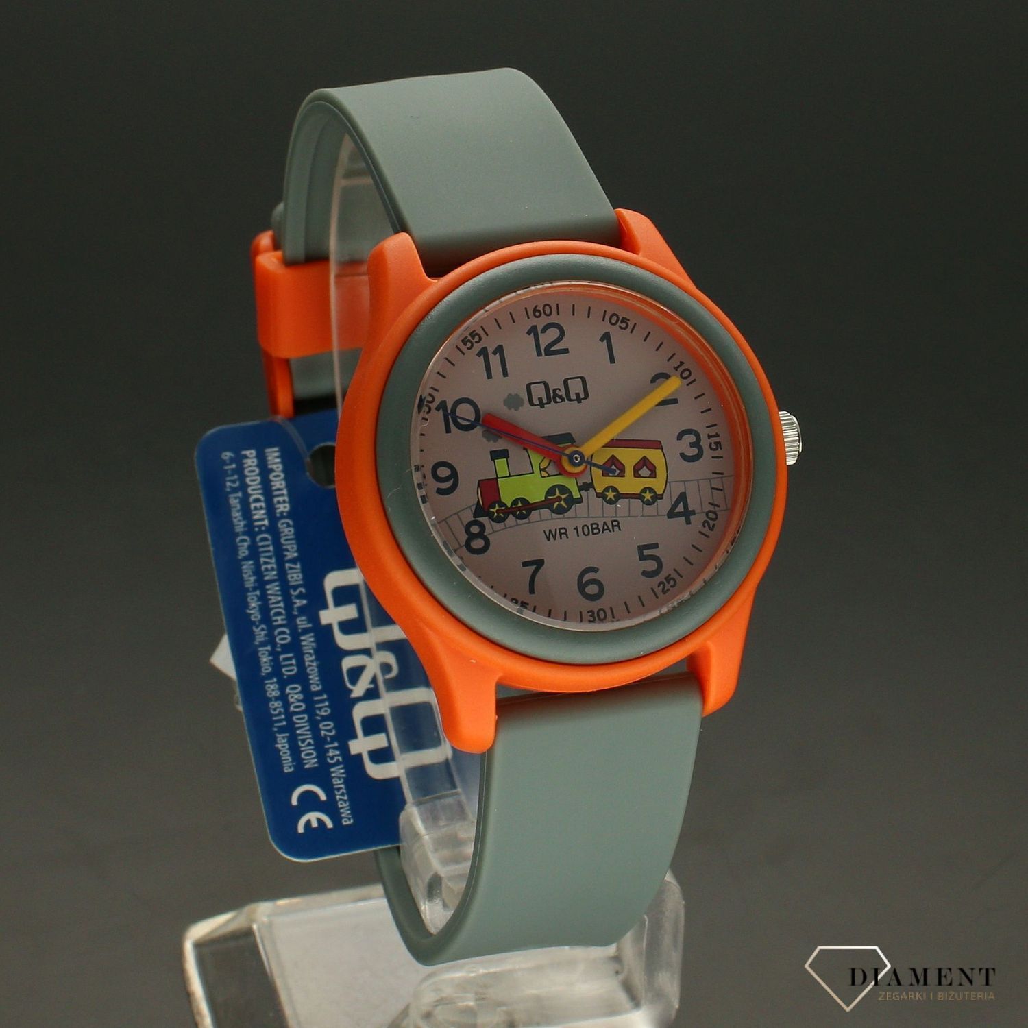 Zegarek dla dziecka z pociągiem QQ VS59-008.jpg