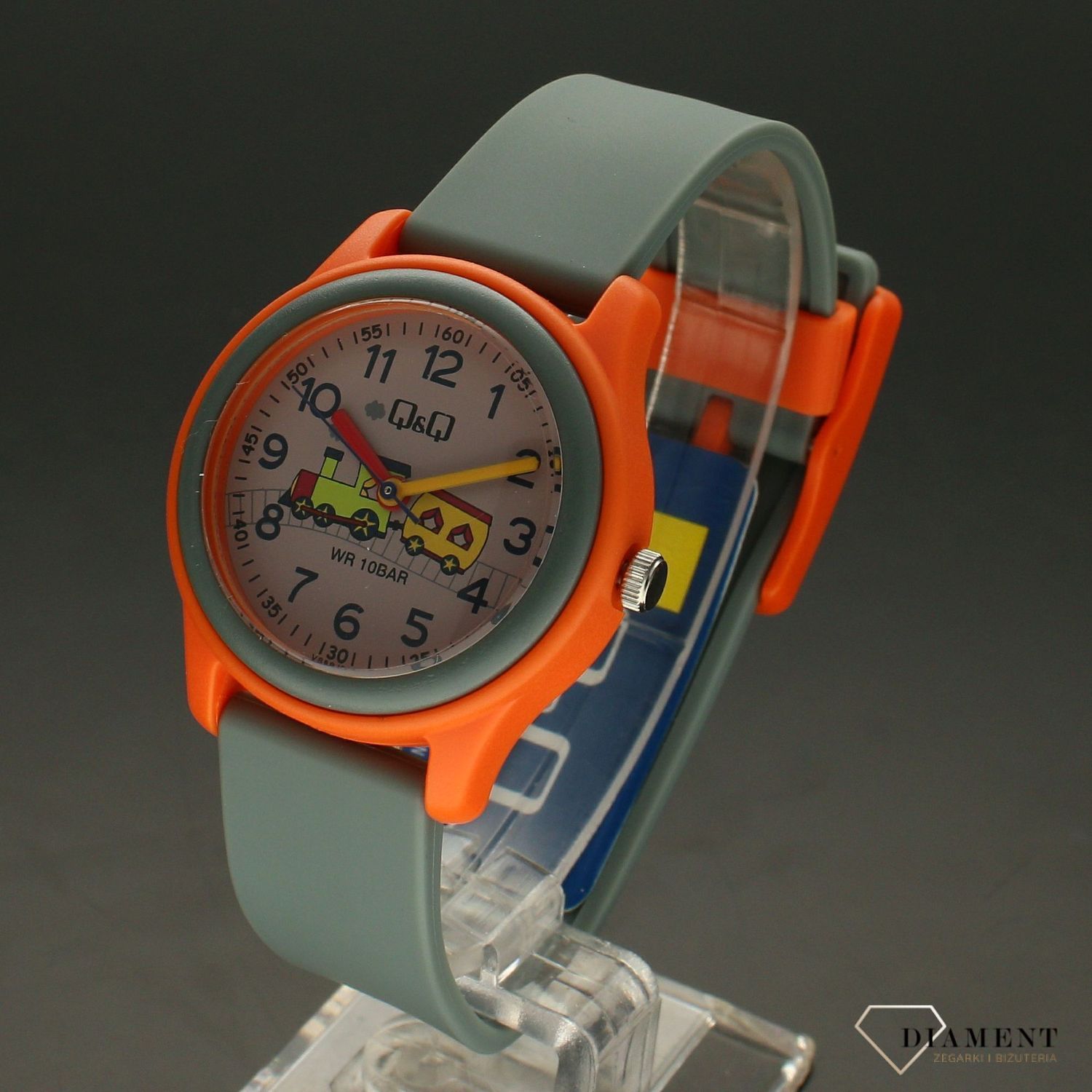 Zegarek dla dziecka z pociągiem QQ VS59-008.jpg