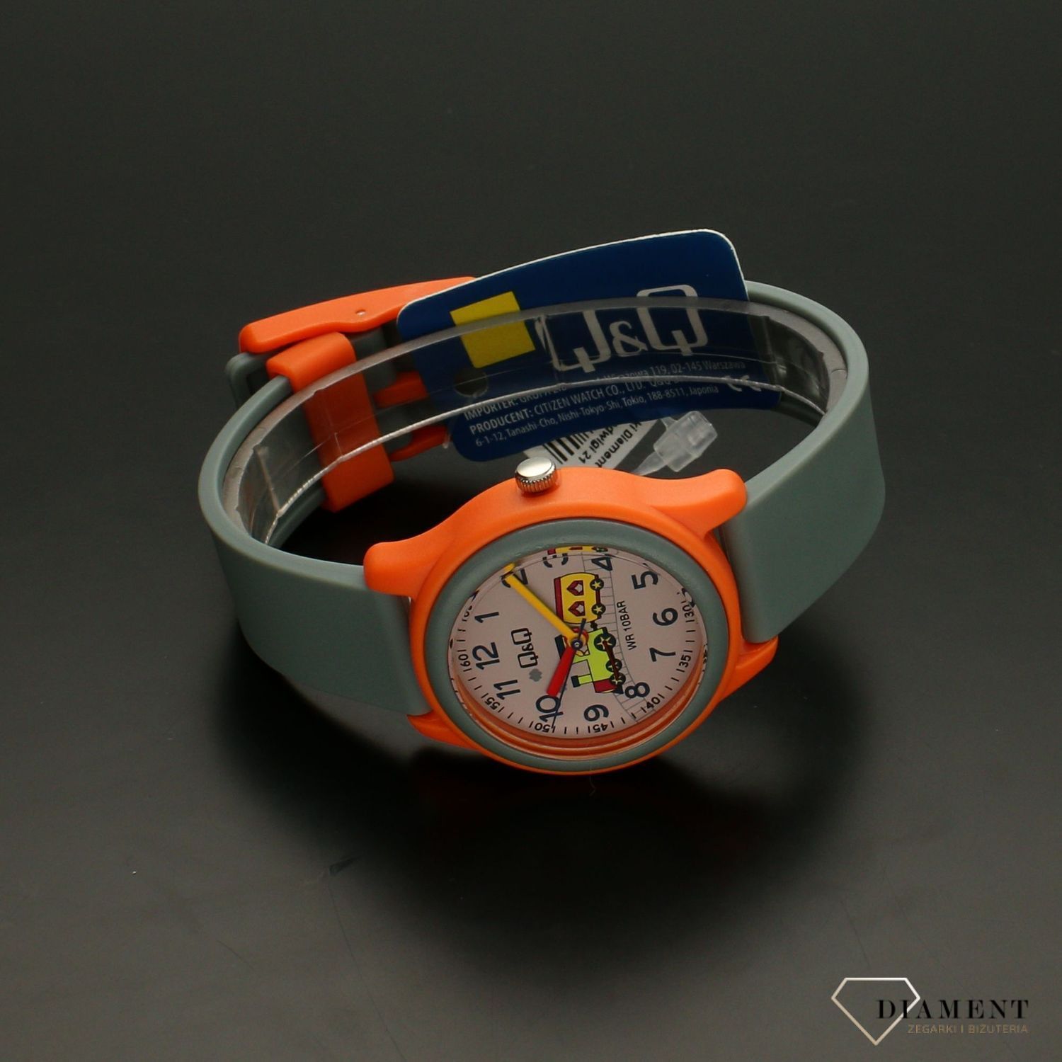 Zegarek dla dziecka z pociągiem QQ VS59-008.jpg