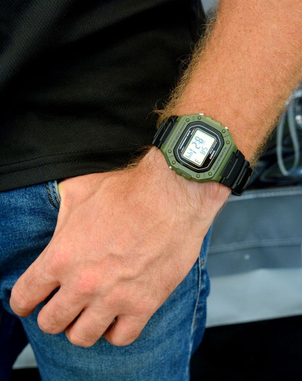 Zegarek męski CasioW-218H-3AVEF zielony. Zegarek męski Casio na zielonym pasku ⌚ Zegarki Casio ✓Zegarki męskie✓ Prezent z grawerem✓ Kurier Gratis 24h✓ Gwarancja najniższej ceny✓ Grawer gratis.jpg