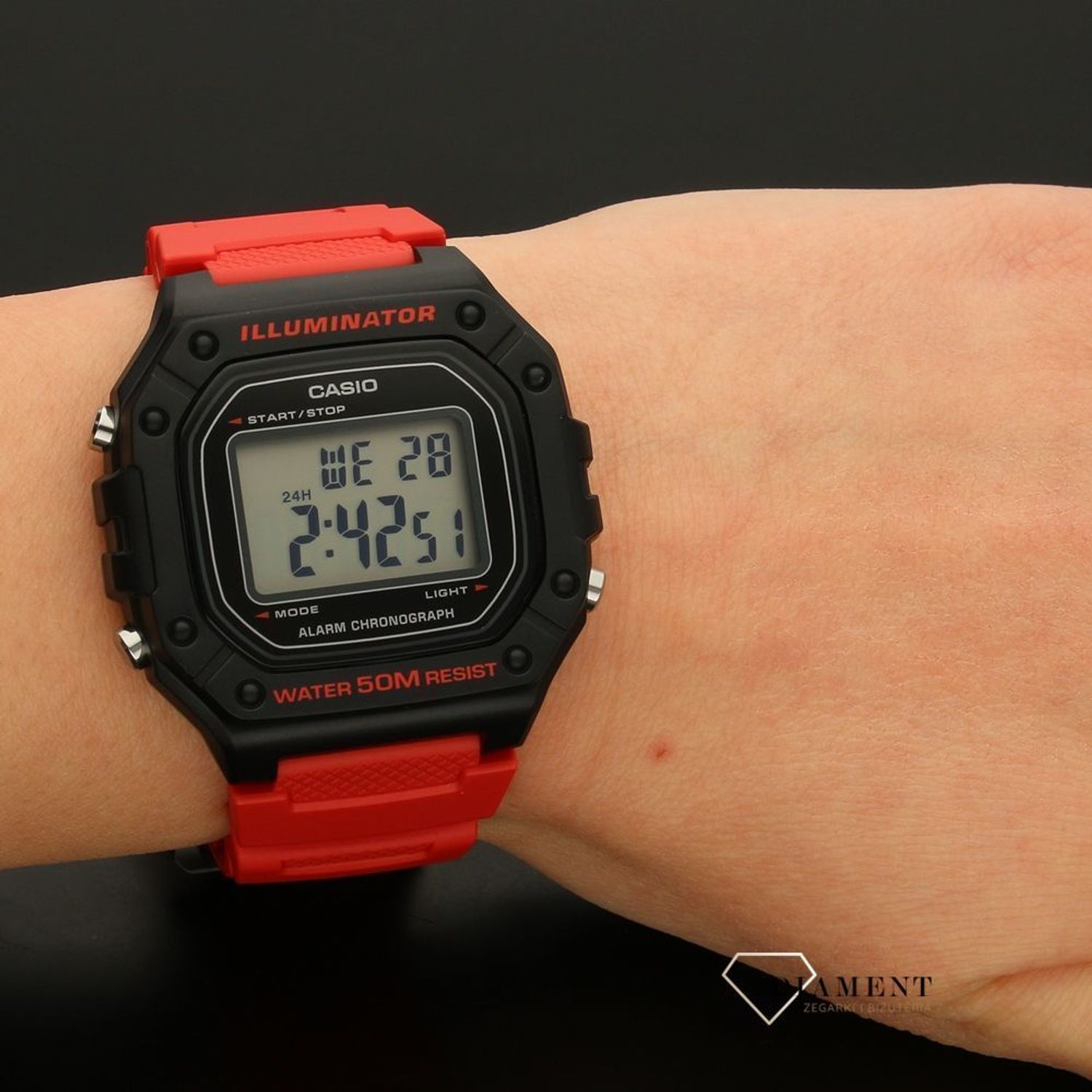 Męski zegarek CASIO Sport W-218H-4BVEF.jpg