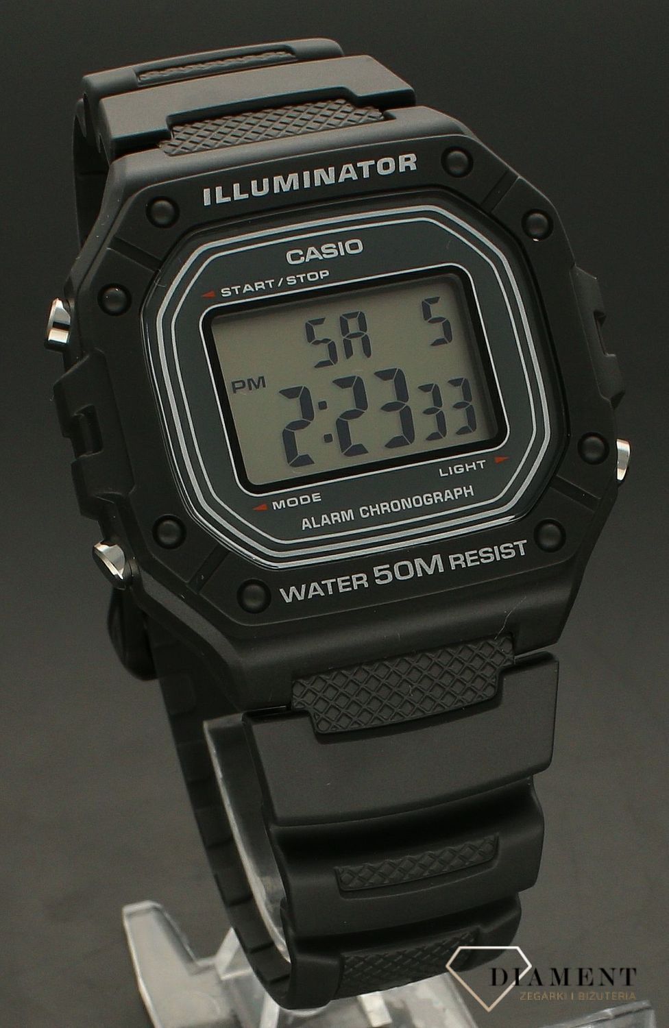 Zegarek męski Casio W-218H-8AVEF. Męski zegarek sportowy. Zegarek sportowy męski Casio. Męski zegarek Casio. Zegarek z wyświetlaczem. Zegarek sportowy Casio idealny na prezent dla mężczyzny..jpg