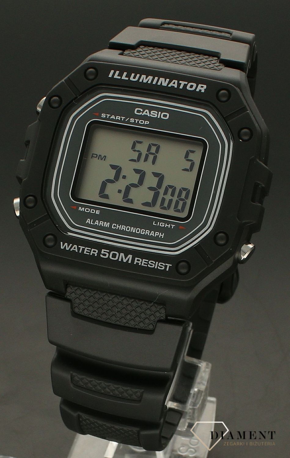 Zegarek męski Casio W-218H-8AVEF. Męski zegarek sportowy. Zegarek sportowy męski Casio. Męski zegarek Casio. Zegarek z wyświetlaczem. Zegarek sportowy Casio idealny na prezent dla mężczyzny..jpg