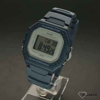 Zegarek męski CASIO Sport W-218HC-2AVEF. Zegarek męski Casio na niebieskim pasku ⌚  (1).jpg