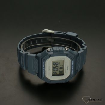 Zegarek męski CASIO Sport W-218HC-2AVEF. Zegarek męski Casio na niebieskim pasku ⌚  (2).jpg