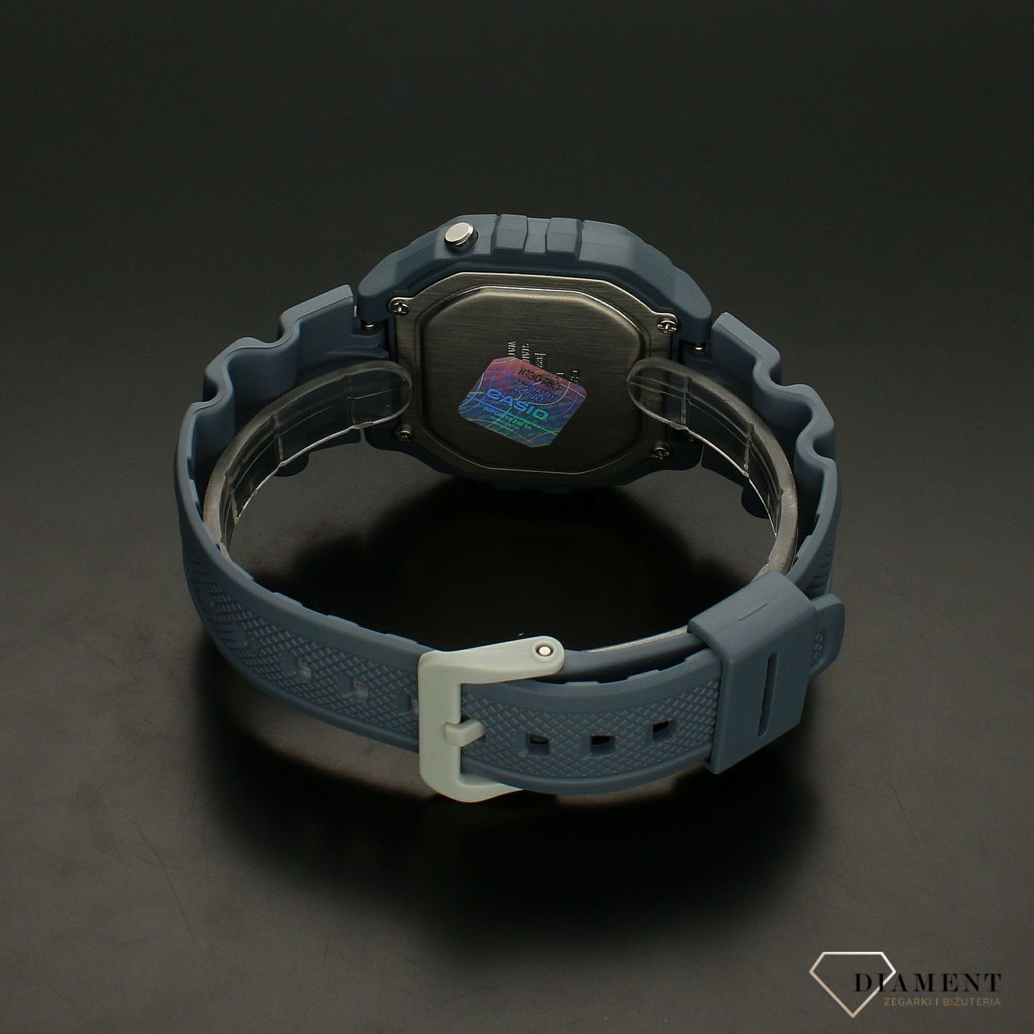 Zegarek sportowy na pasku gumowym Casio W-218HC-2AVEF.webp