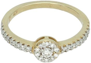 Pierścionek złoty DIAMENT żółte złoto, diamenty W273 pr 585.jpg