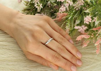 Złota obrączka DIAMENT białe złoto 'obrączka wysadzana Diamentami' 585 W-563. Złote pierścionki z brylantami. 3.jpg