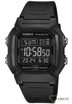 Zegarek męski Casio na czarnym pasku W-800H-1BVEF. ⌚cdvds.jpg