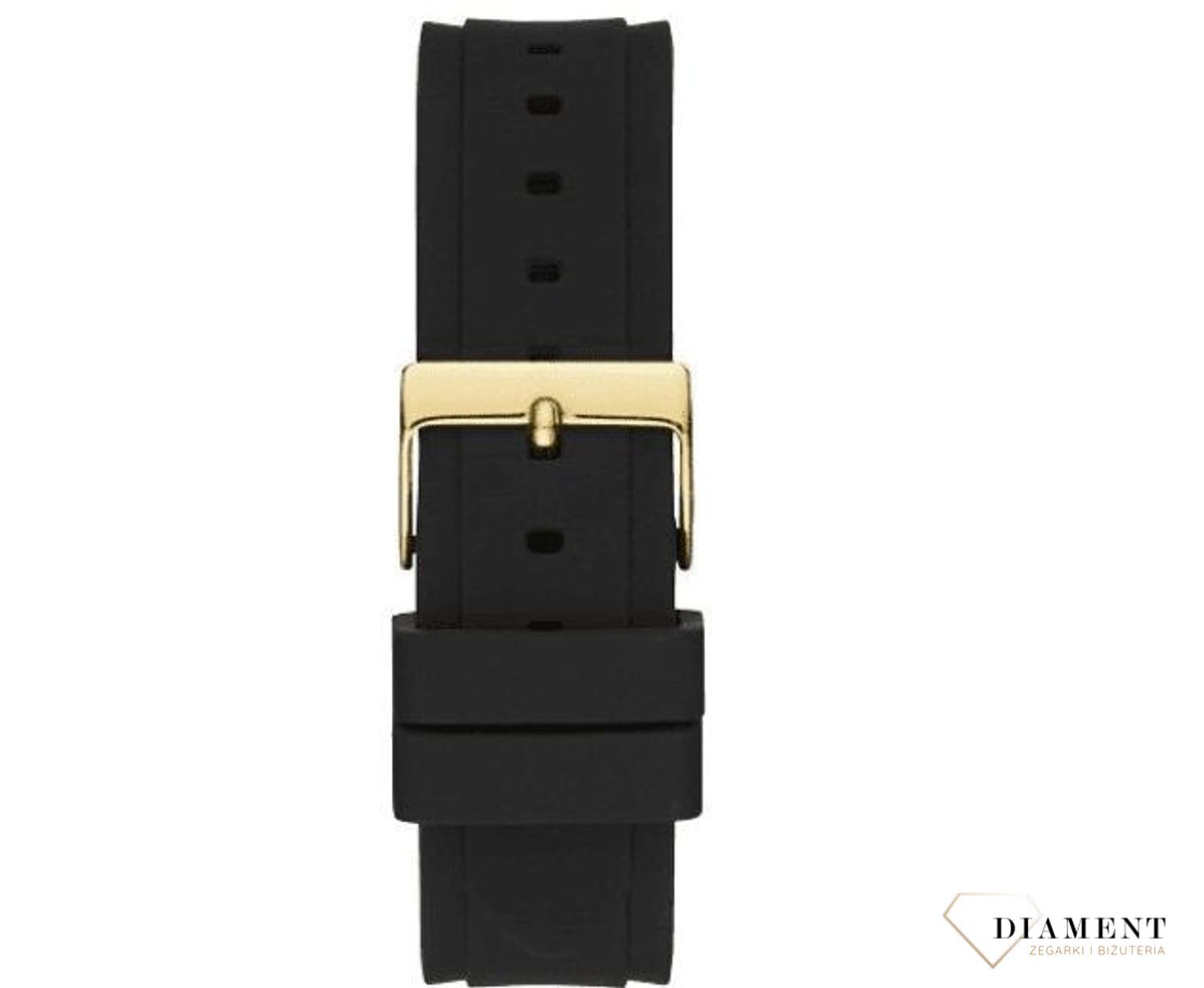 Zegarek Guess Limelight W1053L7 ⇒ Kupuj w autoryzowanym sklepie. Damski zegarek Guess Limelight  W1053L7 to nowoczesny model z paskiem w czarnym kolorze i złotą tarczą, w sportowo-eleganckim stylu z błyszczącymi kryszt.jpg