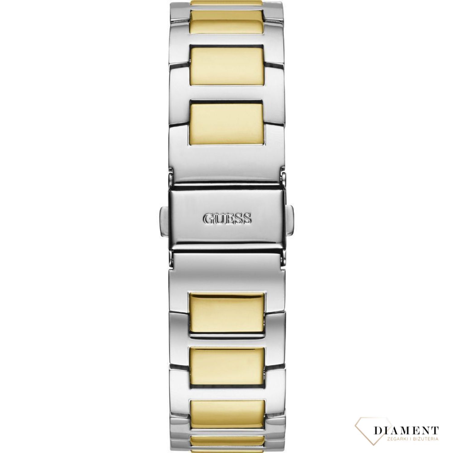 Damski zegarek Guess Lady Frontier W1156L5 w złoto srebrnej kolorystyce to propozycja dla wszystkich tych, którzy nie chcą pozostać niezauważeni. Złoty zegarek wykonany ze stali pozłacanej. ⌚ Zegarki Guess ✓ Zapraszamy.jpg