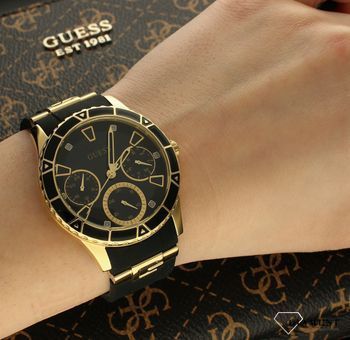 Zegarek damski GUESS Valencia W1157L1 w złotej kolorystyce to propozycja dla wszystkich tych, którzy nie chcą pozostać niezauważeni.jpg