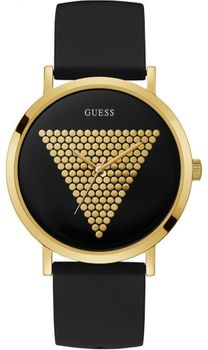 Zegarek męski GUESS Imprint W1161G1 ⇒ Kupuj w autoryzowanym sklepie. Męski zegarek Guess Imprint W1161G1 to nowoczesny model z paskiem w czarnym kolorze i złotą tarczą, w sportowo-eleganckim stylu. Zapraszamy.jpg