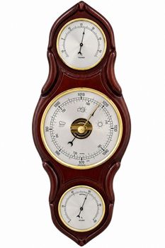 Drewniana Stacja Pogody WITOLD-05 – Barometr, Termometr i Higrometr Vintage Mahoń 41 cm (1).jpg