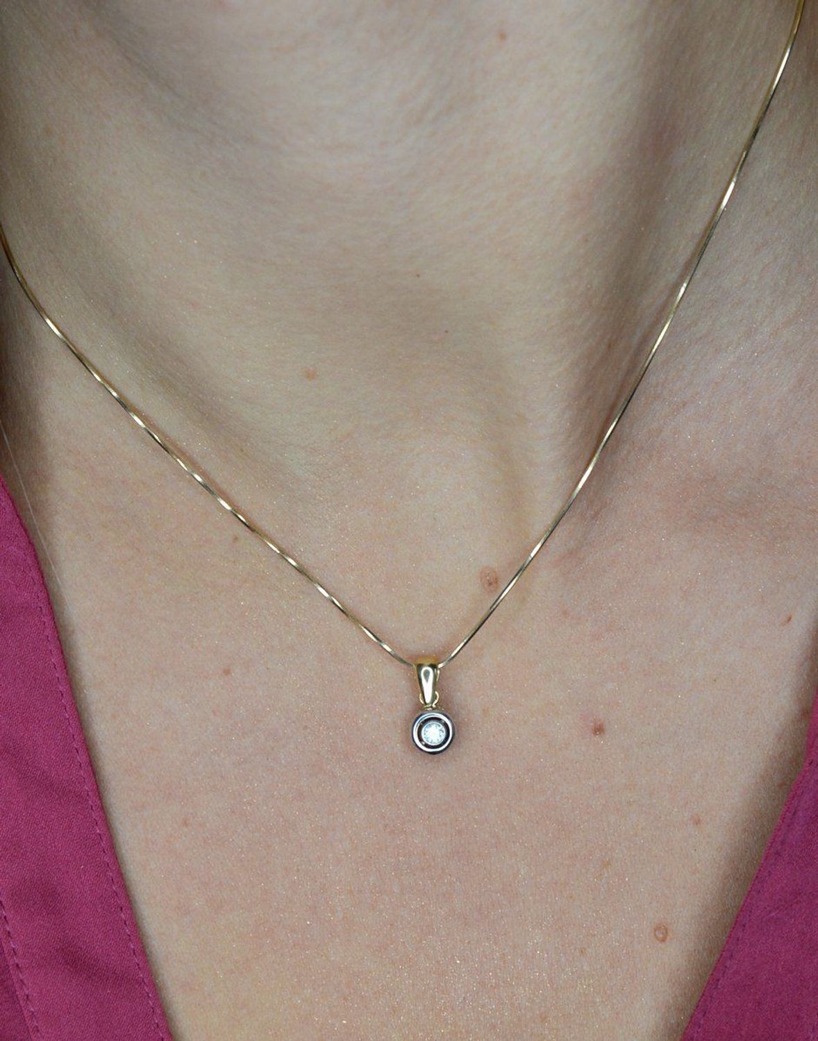 Złota zawieszka DIAMENT białe złoto, diamenty WRKL56.jpg