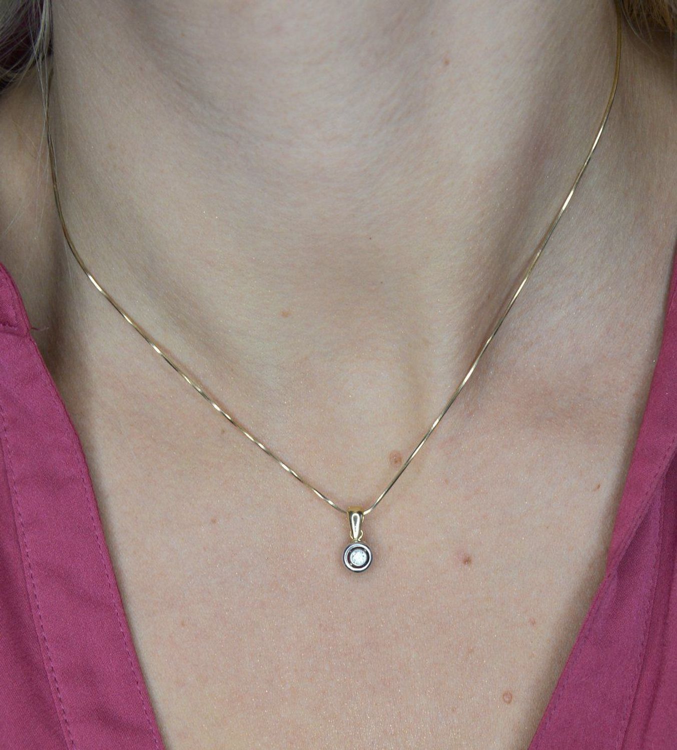 Złota zawieszka DIAMENT białe złoto, diamenty WRKL56.jpg