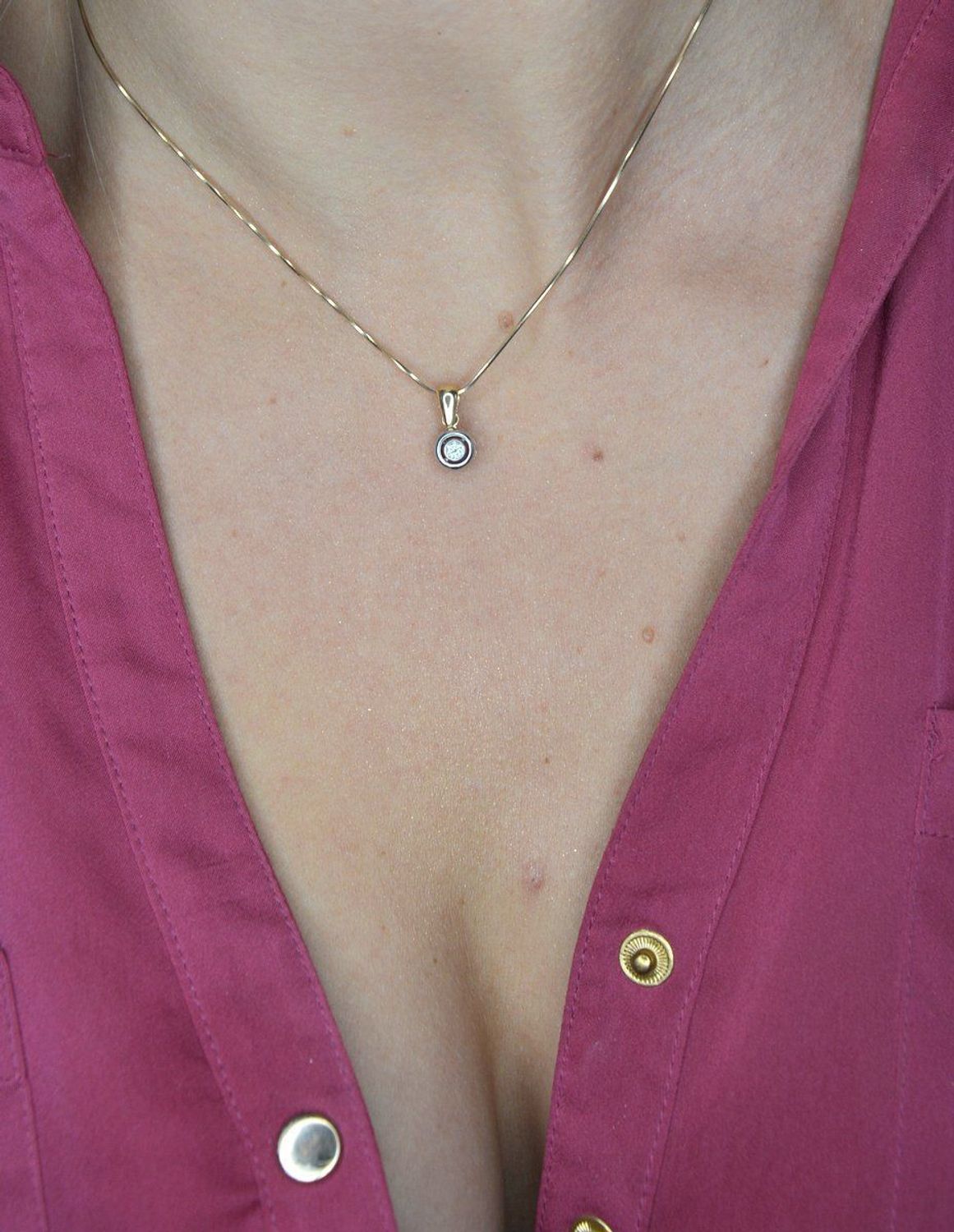 Złota zawieszka DIAMENT białe złoto, diamenty WRKL56.jpg