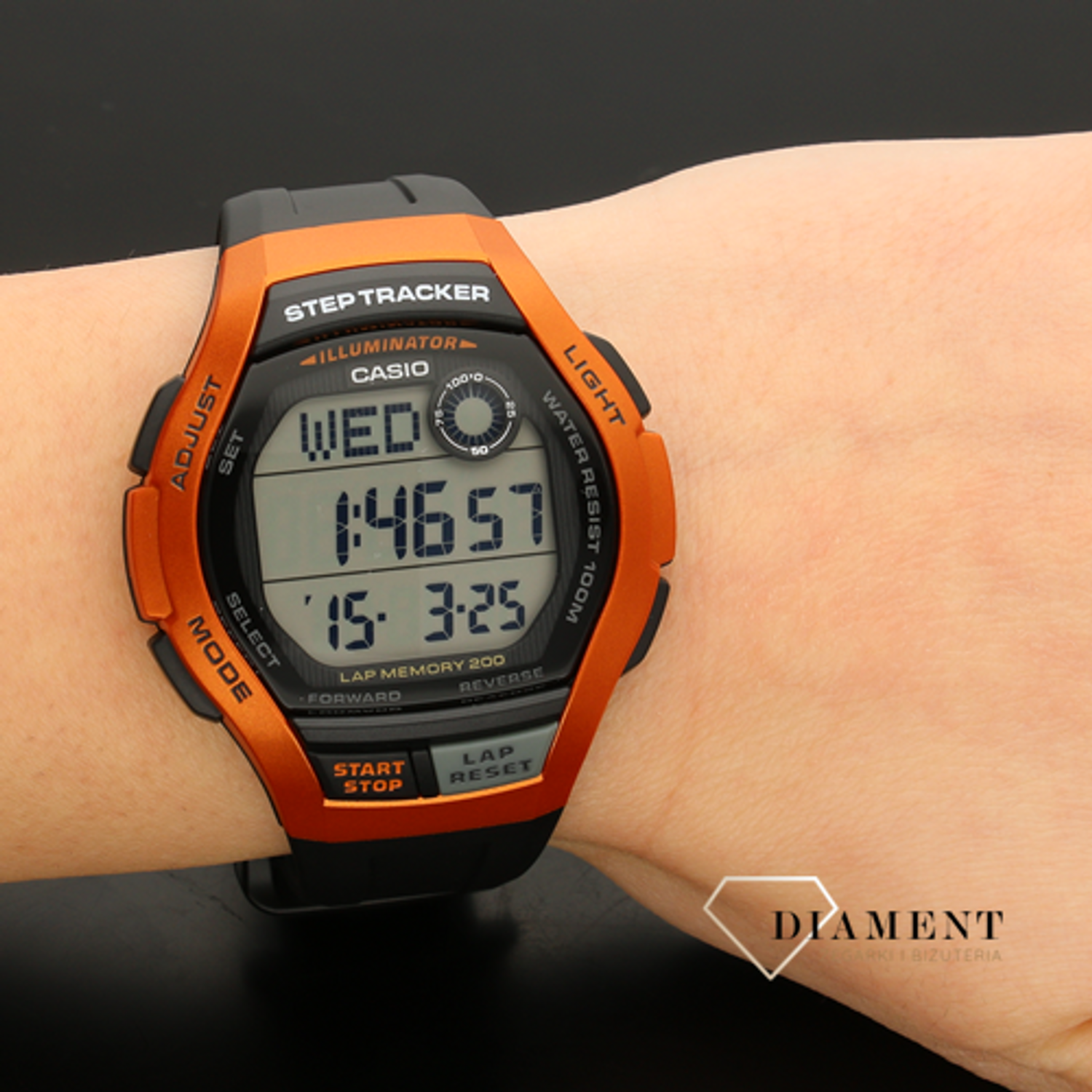 Męski wstrząsoodporny zegarek CASIO WS-2000H-4AVEF.jpg