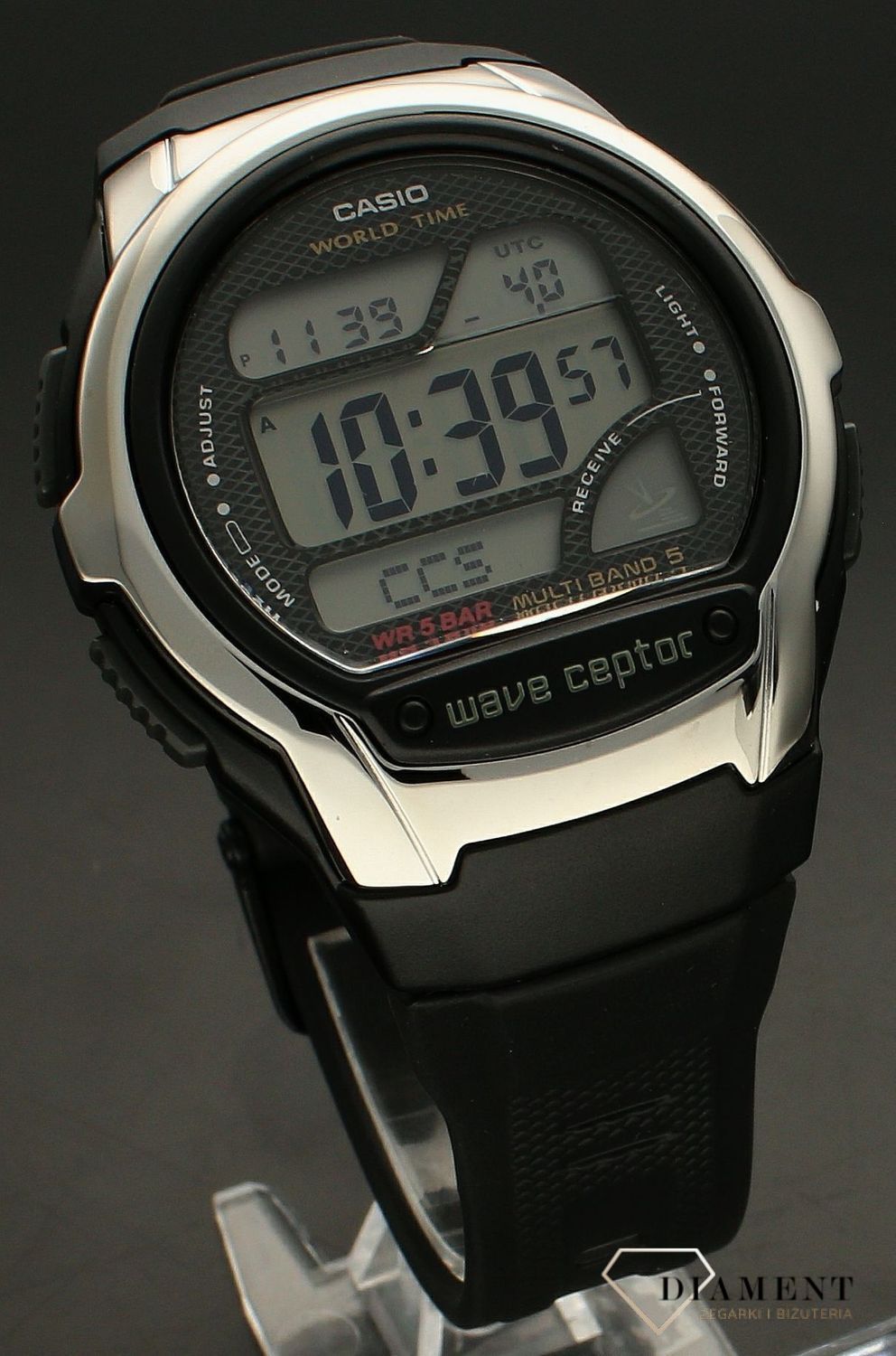 Zegarek męski Casio Waveceptor WV-58R-1AEF. Męski zegarek sportowy. Zegarek sportowy męski Casio. Męski zegarek Casio. Zegarek z wyświetlaczem. Zegarek sportowy Casio idealny na prezent dla mężczyzny..jpg