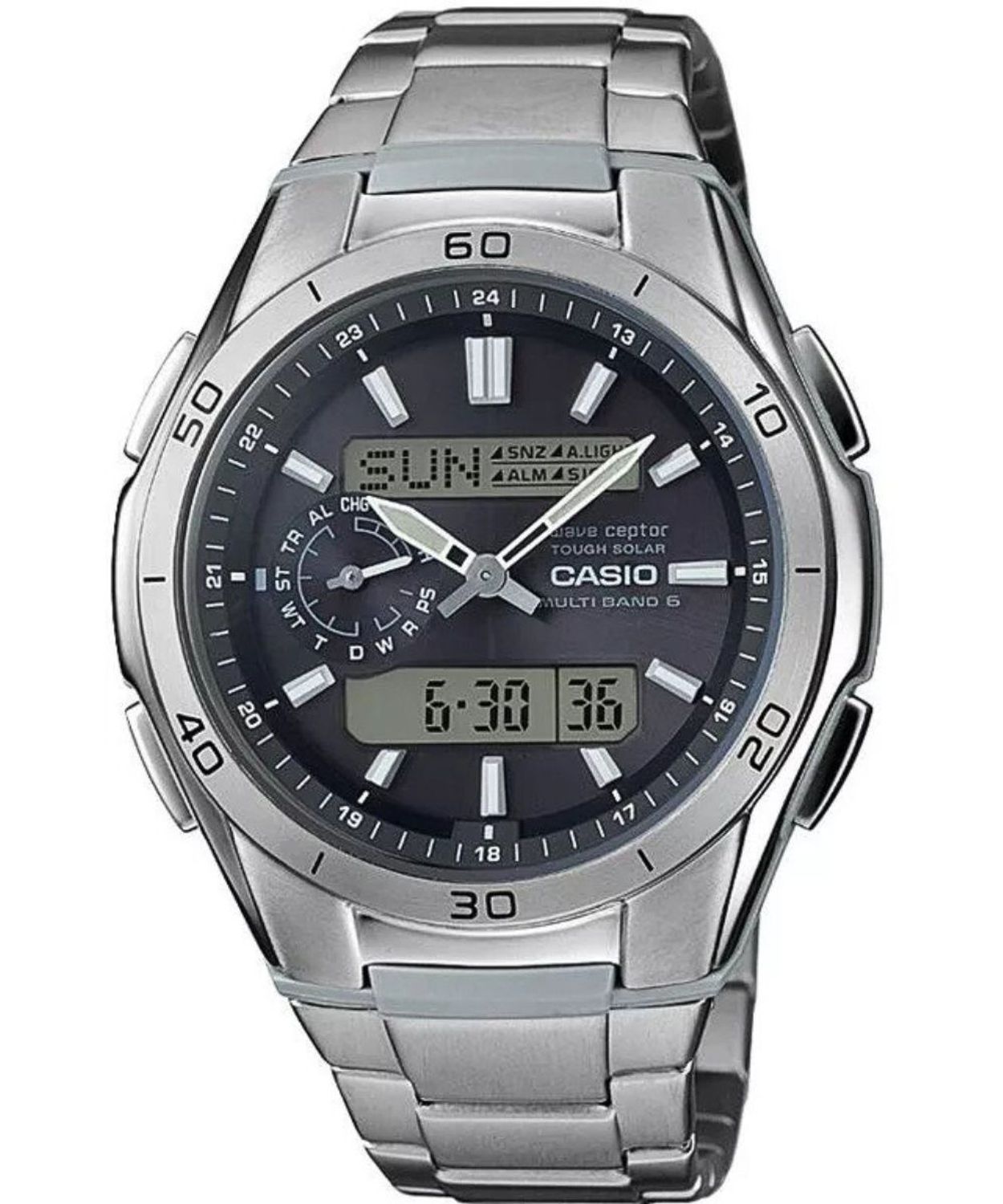 Casio WVA-M650TD-1AER Wave Ceptor - zegarek solarny radiowy tytanowy 100M.jpg