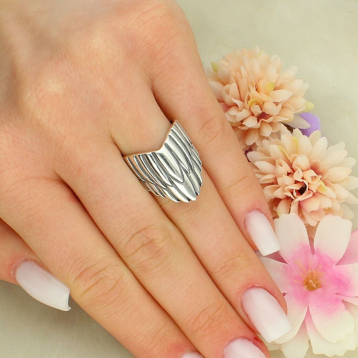 Szeroki pierścionek srebrny damski Freedom AG 925 – nowoczesny design srebro.jpg