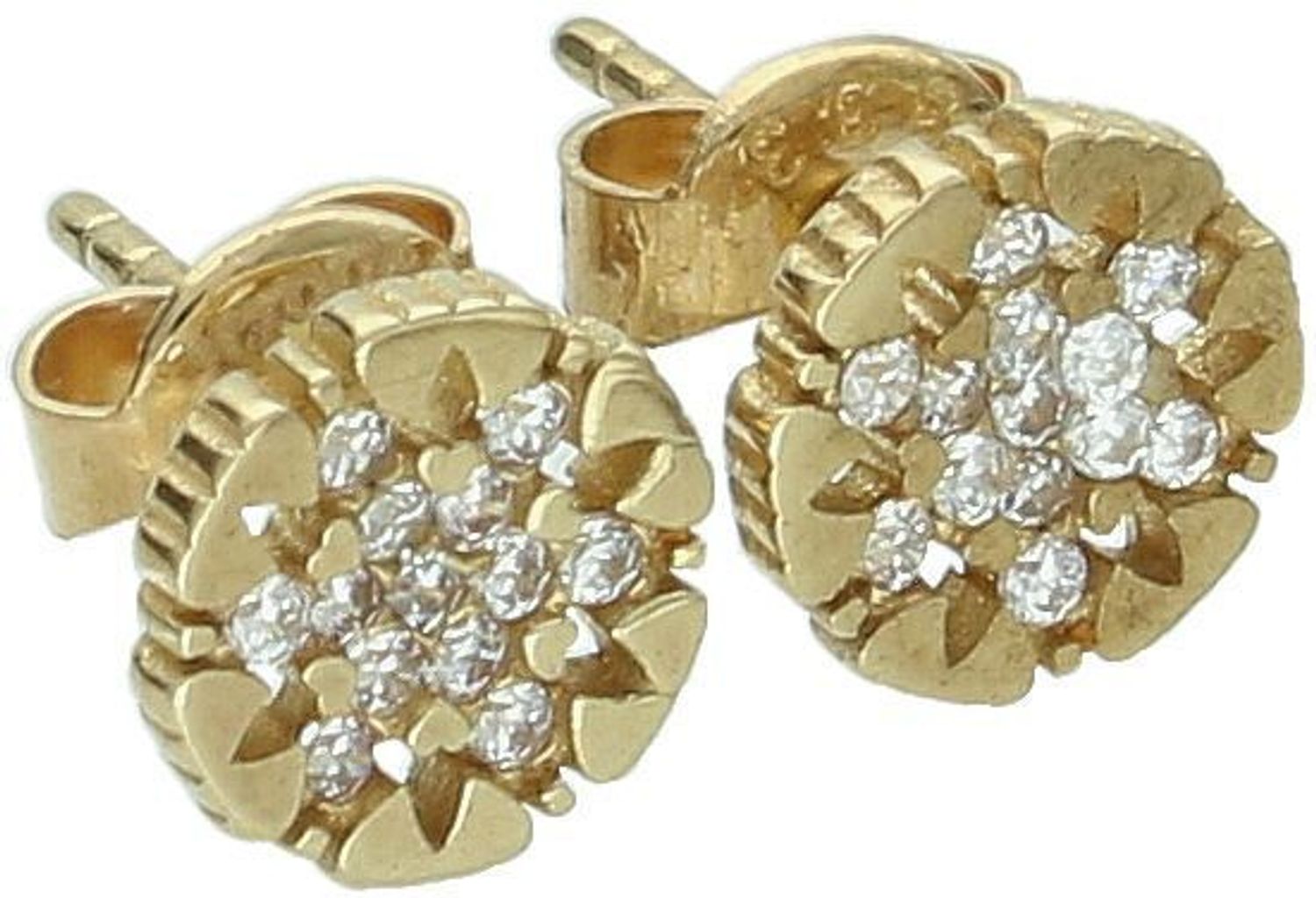 Kolczyki złote próby 333 śnieżynki X09-N00-FB11910 Au.jpg