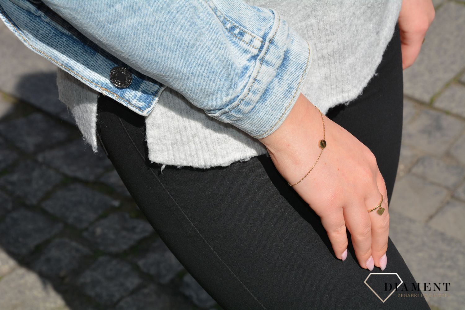 Złota Bransoleta z kółeczkiem. Celebrytka próby 333. Złote Bransoletki Damskie w Sklepie z Biżuterią zegarki-diament.pl to idealny pomysł na prezent dla kobiety (1).JPG