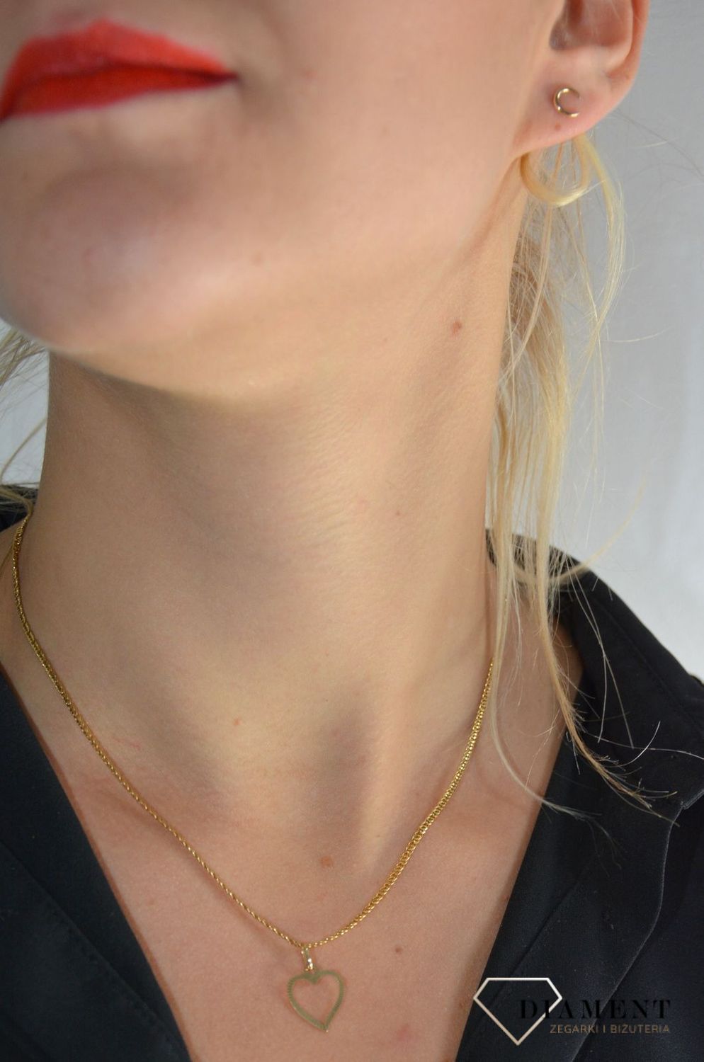 Złote kolczyki 585 Półksiężyce X3E12925.jpg