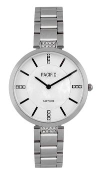 Damski zegarek Pacific Sapphire X6184-05 perłowa tarcz. Kup Damski Zegarek Kwarcowy w Zegarki-diament.pl Pacific wodoszczelność 30m = WR30 ☝ taniej - Najwięcej ofert w jednym miejscu. Grawer gratis. Szkło szafirowe.4.jpg