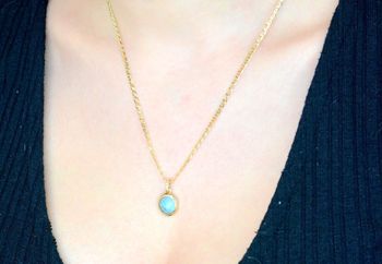 Złota zawieszka topaz w złotej oprawie z cyrkoniami Z1AGPO6950414. Wisiorek został wykonany z wysokiej jakości złota próby 585 (3).JPG