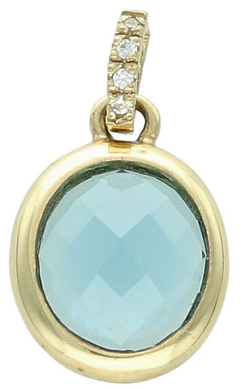 Zawieszka topaz Z1AGPO6950414 Wisiorek został wykonany z wysokiej jakości złota próby 585. Złoto to jeden z najpopularniejszych kruszców, cenione przez kobiety na całym świecie i często wykorzystywane przez jubilerów11.jpg