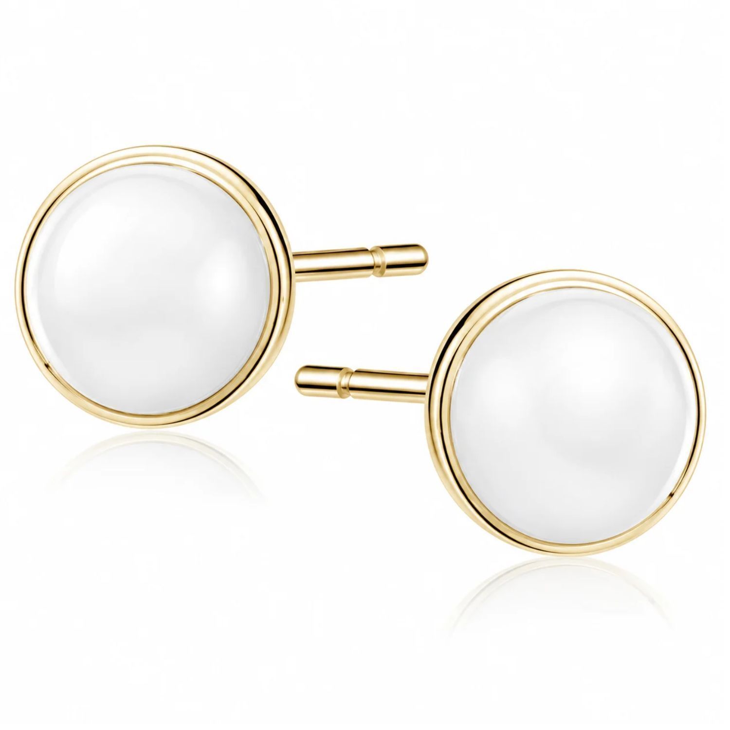 Kolczyki srebrne pozłacane 925 z perłą syntetyczną 8 mm – eleganckie wkrętki na sztyft.jpg