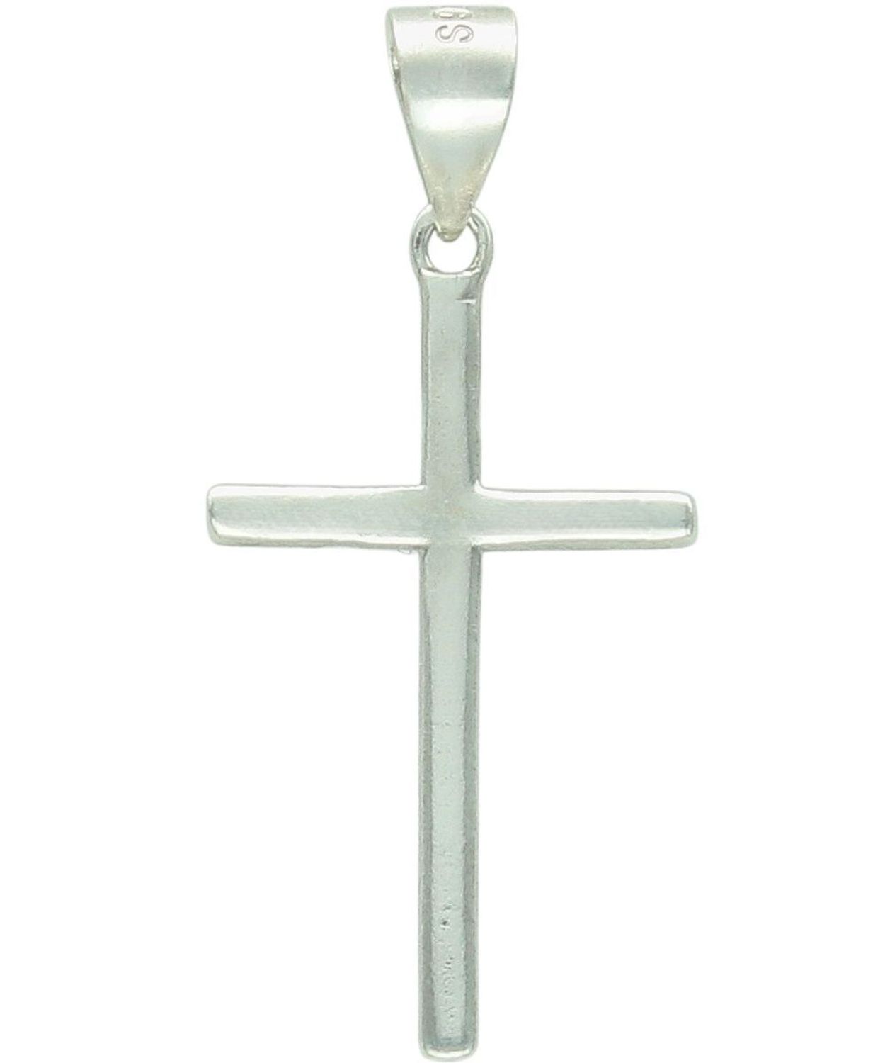 Srebrna zawieszka gładki krzyżyk 925 – 3 cm.jpg