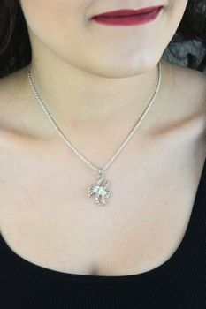Srebrna zawieszka Skorpion 925 znak zodiaku na prezent (2).jpg