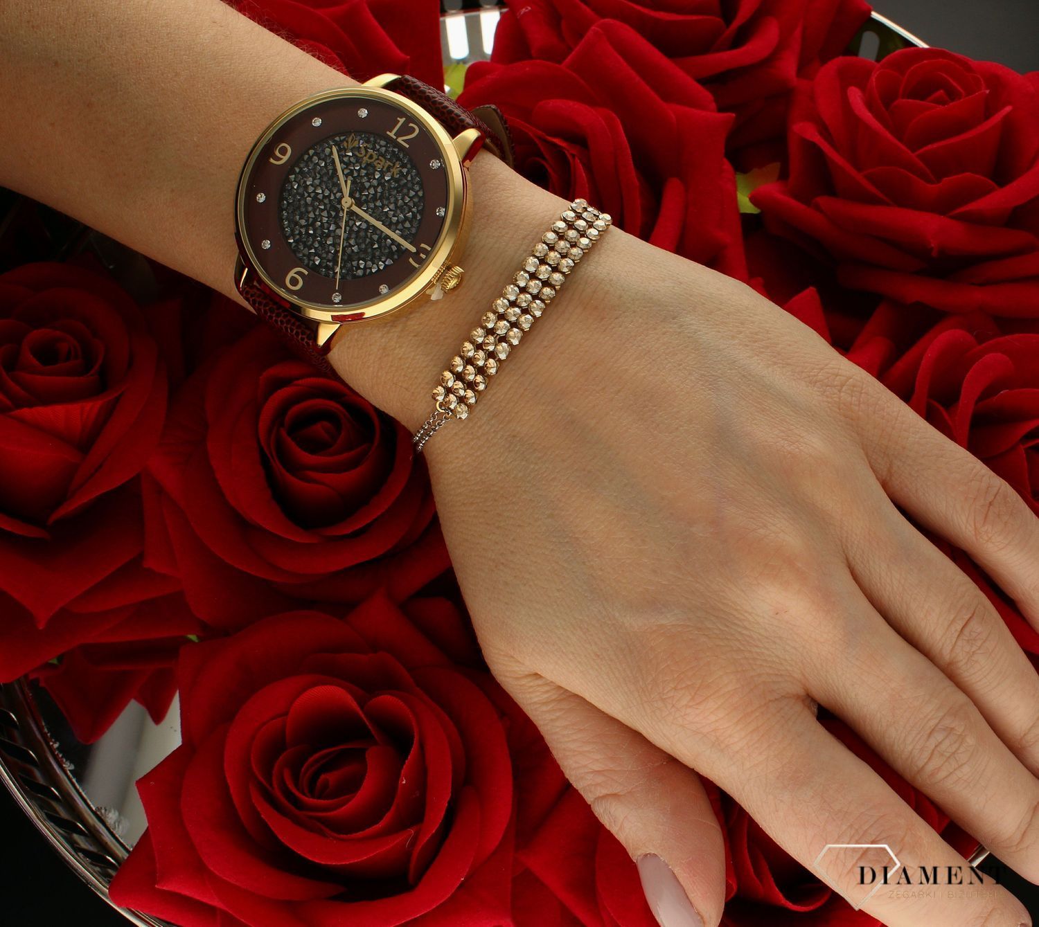 Zegarek damski Spark ZCR41MSR Crystals from Swarovskib.jpg