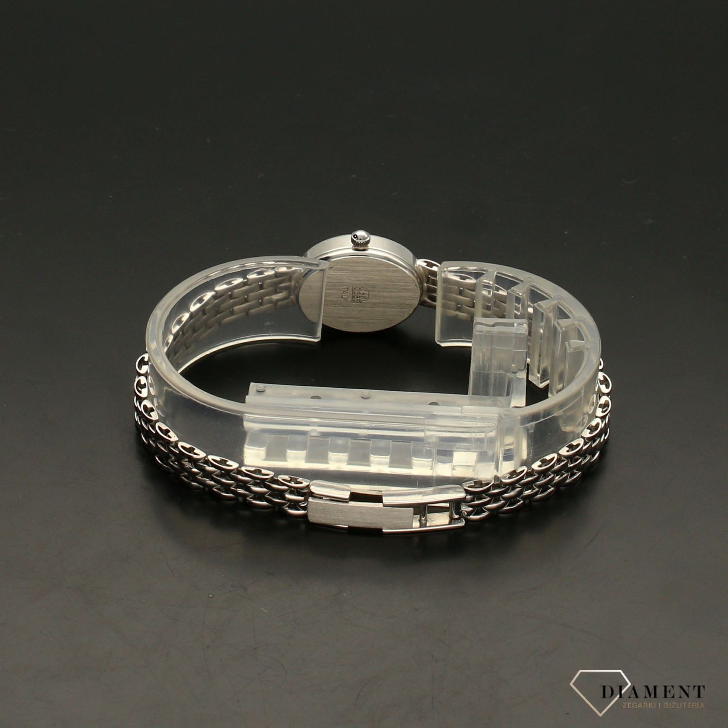 Złoty zegarek GENEVE białe złoto ZG1313. Złoty zegarek wykonany z najwyższej jakości białego złota. Złoty zegarek na baterię (4).jpg