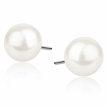 Kolczyki sztyfty srebro 925 rodowane biała perła syntetyczna 6 mm.jpg