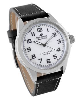 Zegarek męski Timemaster Eternity 50301 Field Lumicore 100M – biała tarcza, czarny pasek (2).jpg