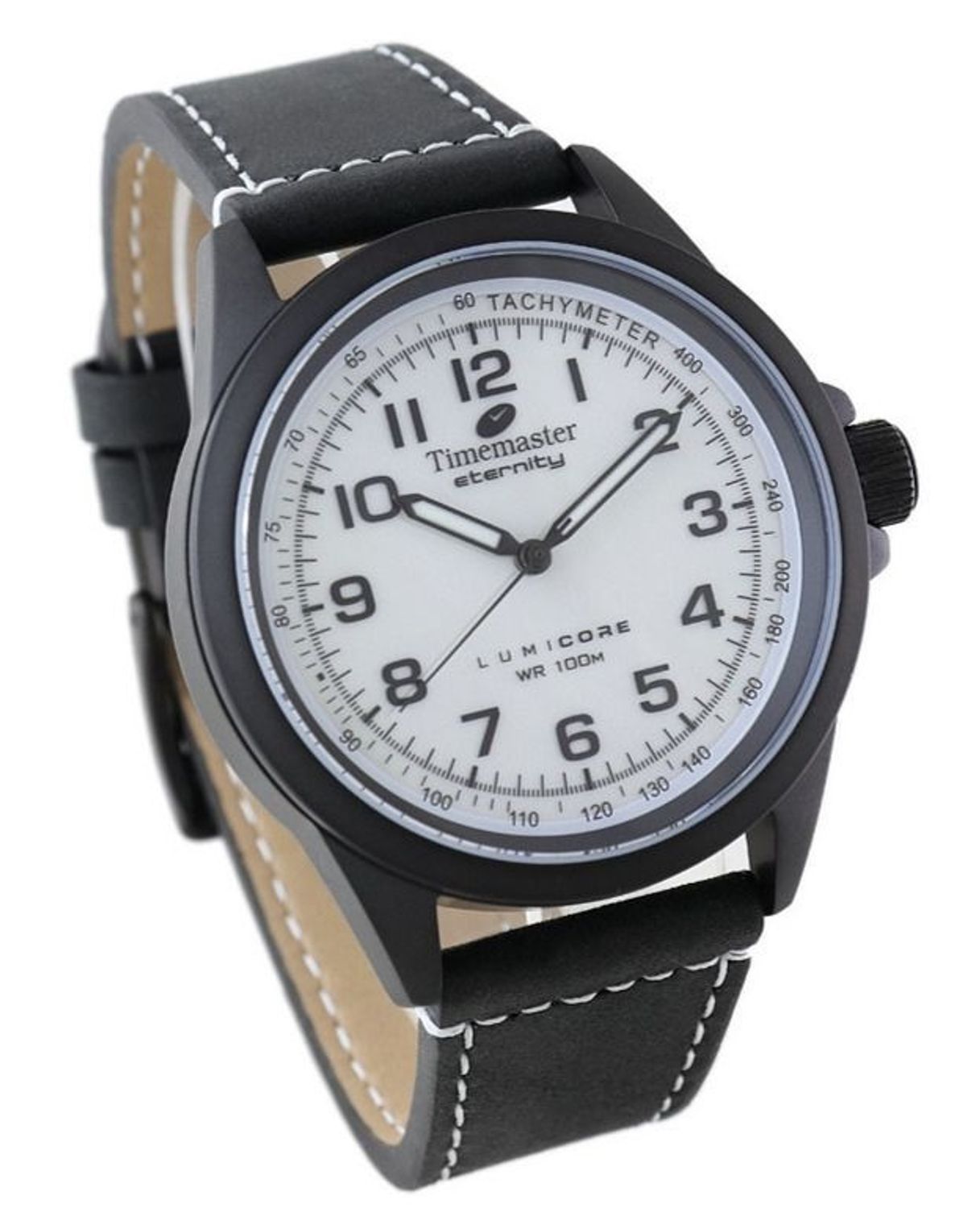Zegarek męski Timemaster Eternity 50302 sportowy Lumicore 100M – biała tarcza (3).jpg