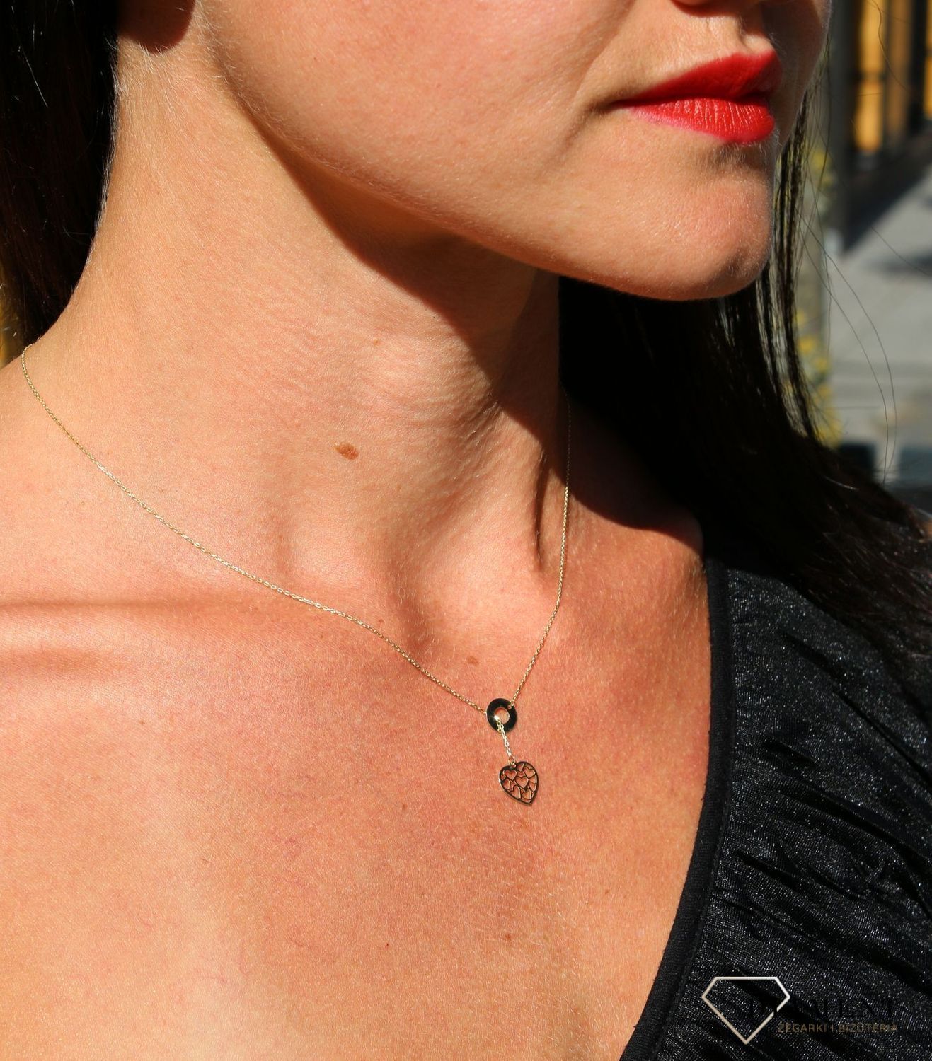 Złoty naszyjnik krawatka z ażurowym sercem ZW-X-000-N45-CA17534.jpg