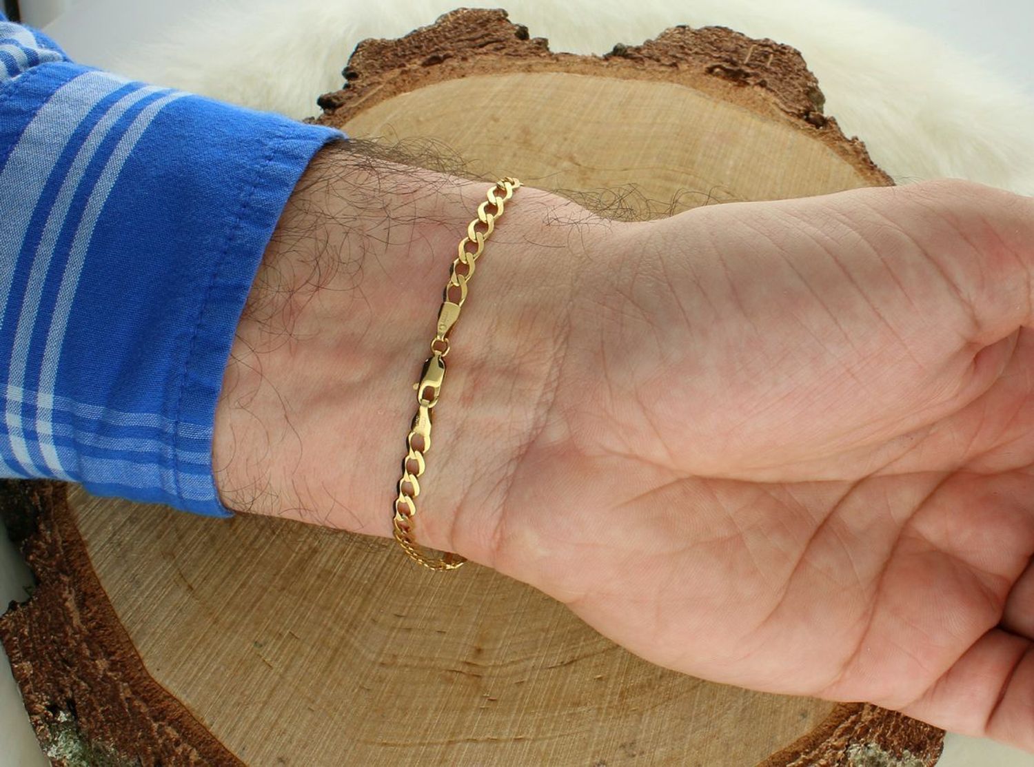 Złota bransoletka męska pancerka próba 333 ZW-X-X01-N22-XDA0164 Au..jpg