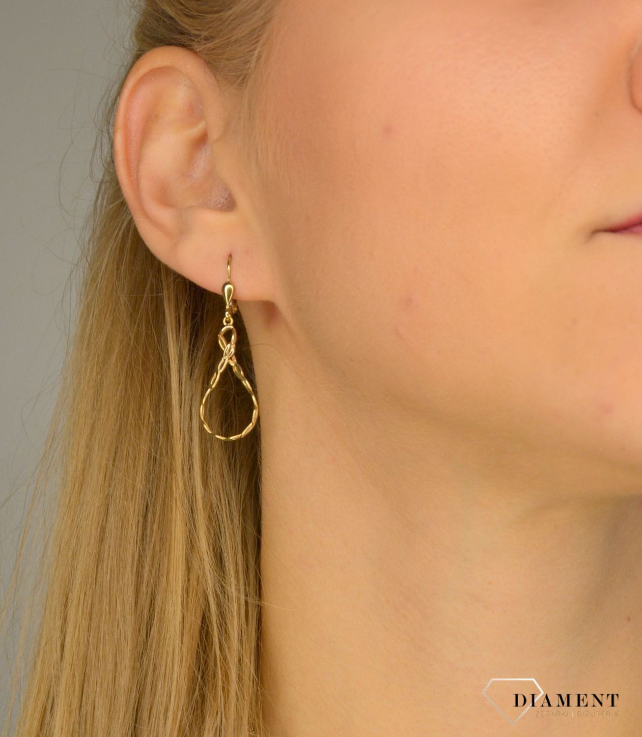 Kolczyki złote wiszące Yes 333 'Nieskończoność'  ZW-X-X07-N00-GA10191.jpg